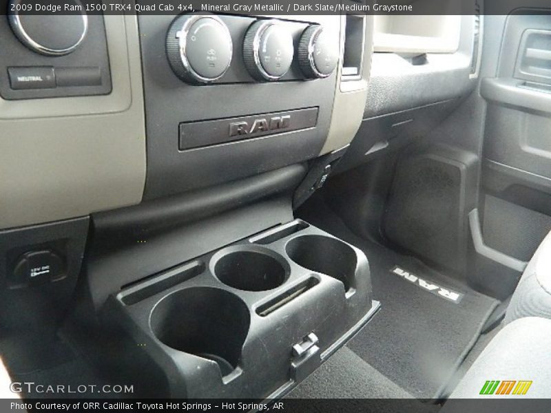 Mineral Gray Metallic / Dark Slate/Medium Graystone 2009 Dodge Ram 1500 TRX4 Quad Cab 4x4