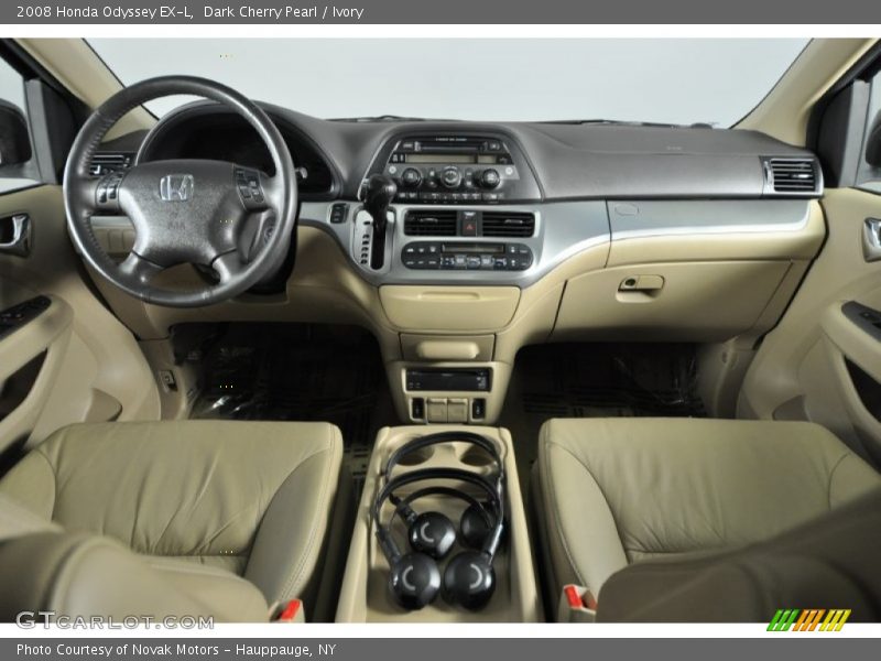 Dark Cherry Pearl / Ivory 2008 Honda Odyssey EX-L
