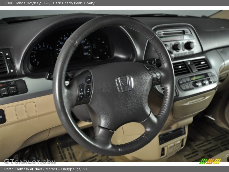Dark Cherry Pearl / Ivory 2008 Honda Odyssey EX-L
