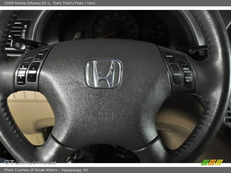 Dark Cherry Pearl / Ivory 2008 Honda Odyssey EX-L