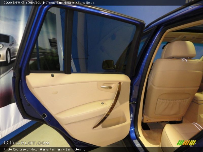Montego Blue Metallic / Sand Beige 2009 BMW X3 xDrive30i