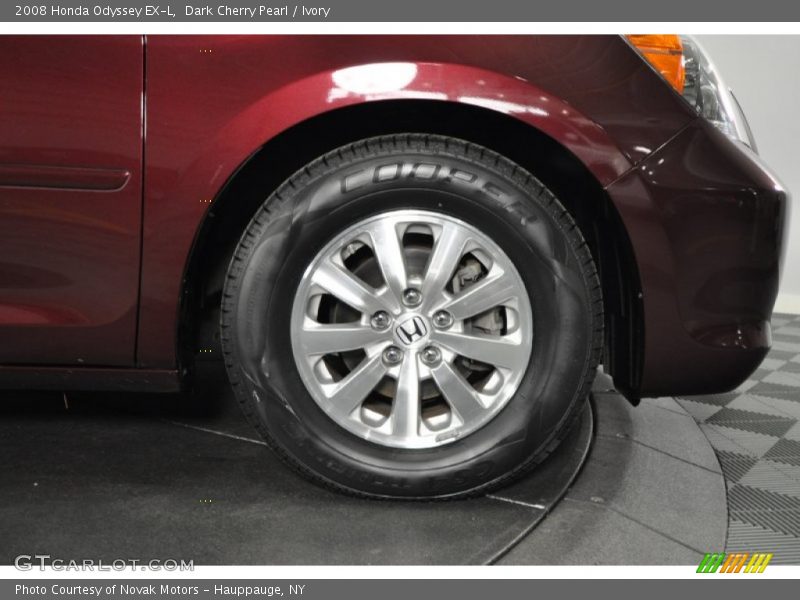 Dark Cherry Pearl / Ivory 2008 Honda Odyssey EX-L
