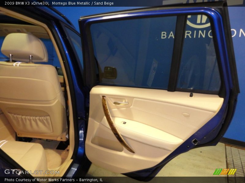 Montego Blue Metallic / Sand Beige 2009 BMW X3 xDrive30i