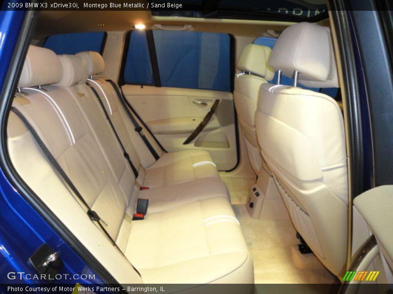 Montego Blue Metallic / Sand Beige 2009 BMW X3 xDrive30i