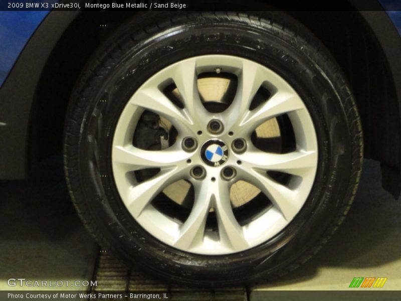 Montego Blue Metallic / Sand Beige 2009 BMW X3 xDrive30i