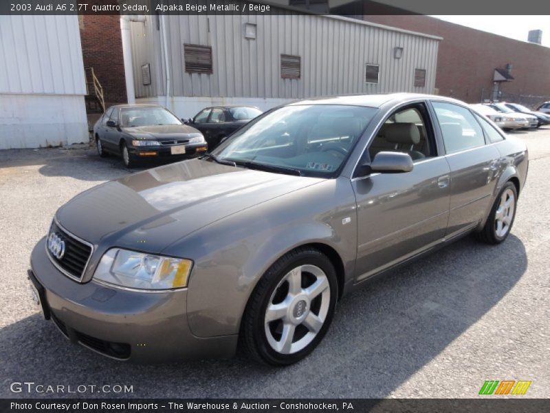 Alpaka Beige Metallic / Beige 2003 Audi A6 2.7T quattro Sedan