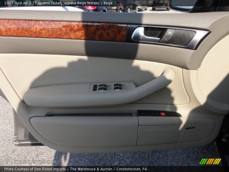 Alpaka Beige Metallic / Beige 2003 Audi A6 2.7T quattro Sedan