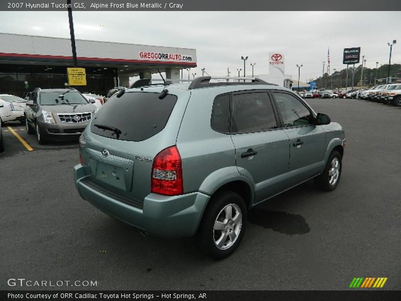 Alpine Frost Blue Metallic / Gray 2007 Hyundai Tucson GLS