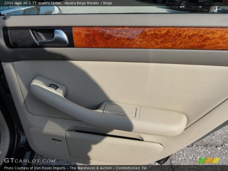 Alpaka Beige Metallic / Beige 2003 Audi A6 2.7T quattro Sedan