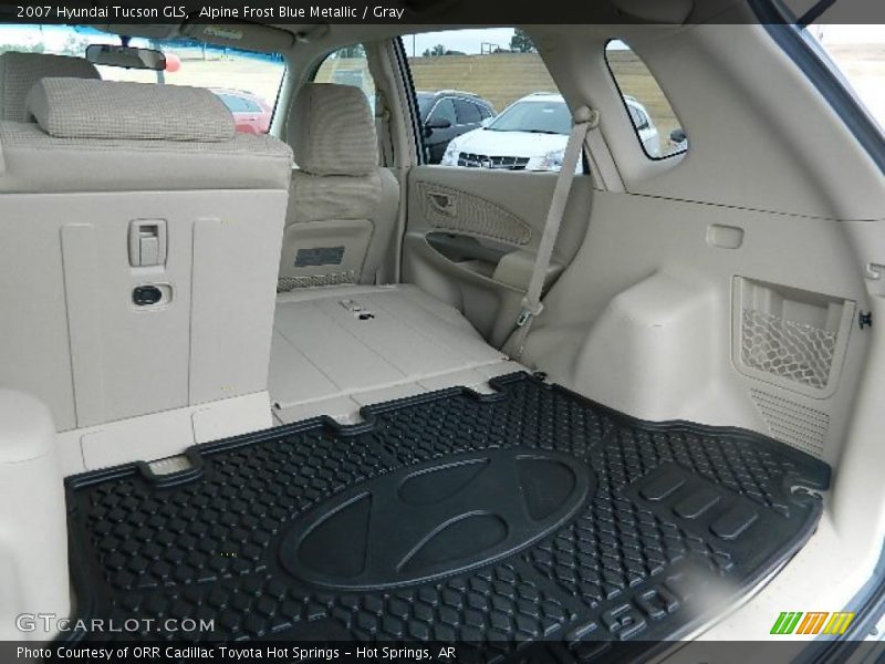 Alpine Frost Blue Metallic / Gray 2007 Hyundai Tucson GLS