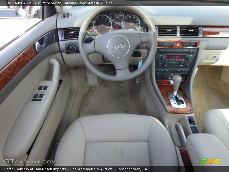 Alpaka Beige Metallic / Beige 2003 Audi A6 2.7T quattro Sedan