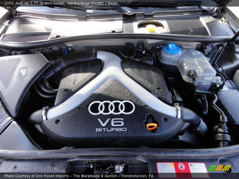 Alpaka Beige Metallic / Beige 2003 Audi A6 2.7T quattro Sedan