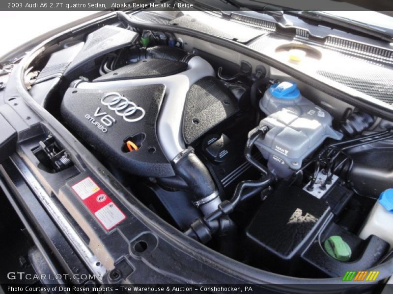 Alpaka Beige Metallic / Beige 2003 Audi A6 2.7T quattro Sedan