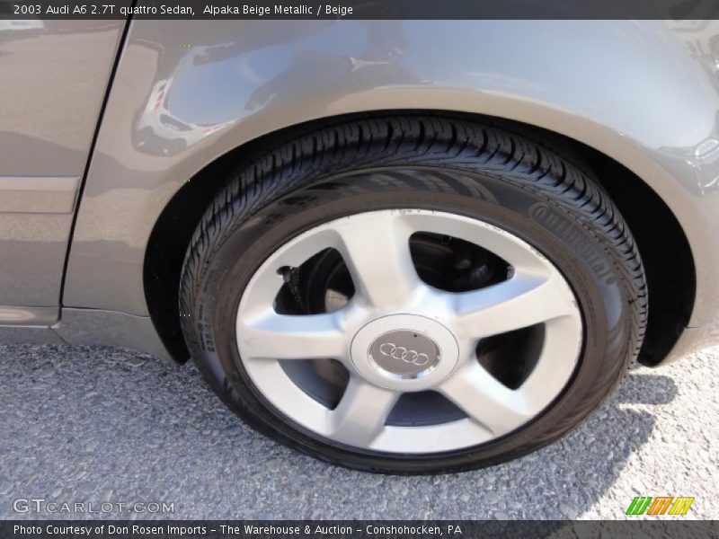 Alpaka Beige Metallic / Beige 2003 Audi A6 2.7T quattro Sedan