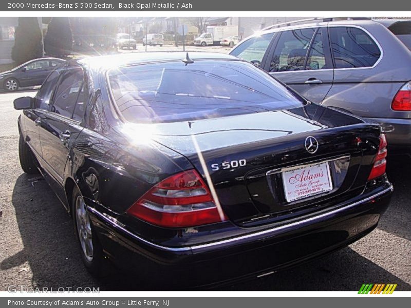 Black Opal Metallic / Ash 2000 Mercedes-Benz S 500 Sedan