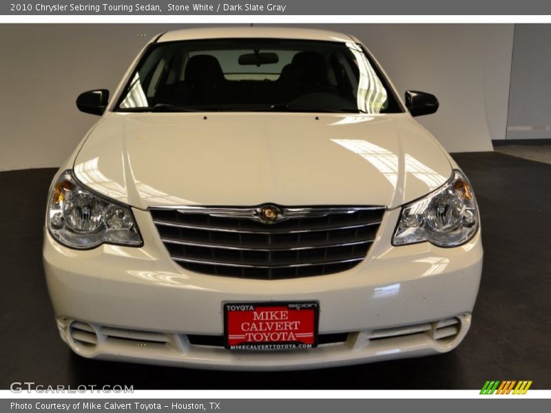 Stone White / Dark Slate Gray 2010 Chrysler Sebring Touring Sedan