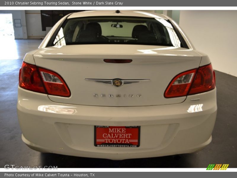 Stone White / Dark Slate Gray 2010 Chrysler Sebring Touring Sedan