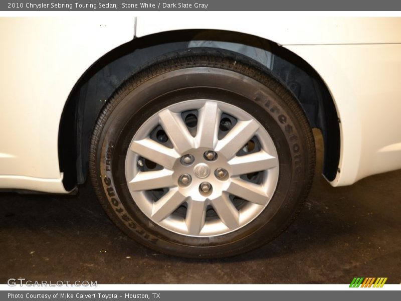 Stone White / Dark Slate Gray 2010 Chrysler Sebring Touring Sedan