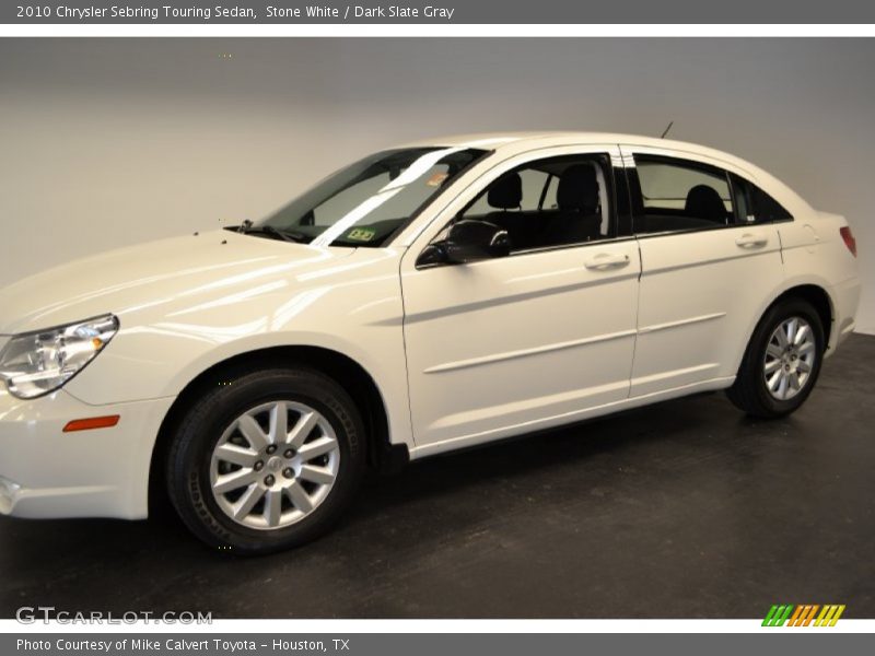 Stone White / Dark Slate Gray 2010 Chrysler Sebring Touring Sedan