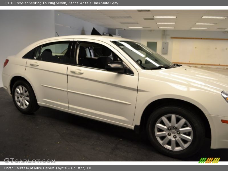 Stone White / Dark Slate Gray 2010 Chrysler Sebring Touring Sedan