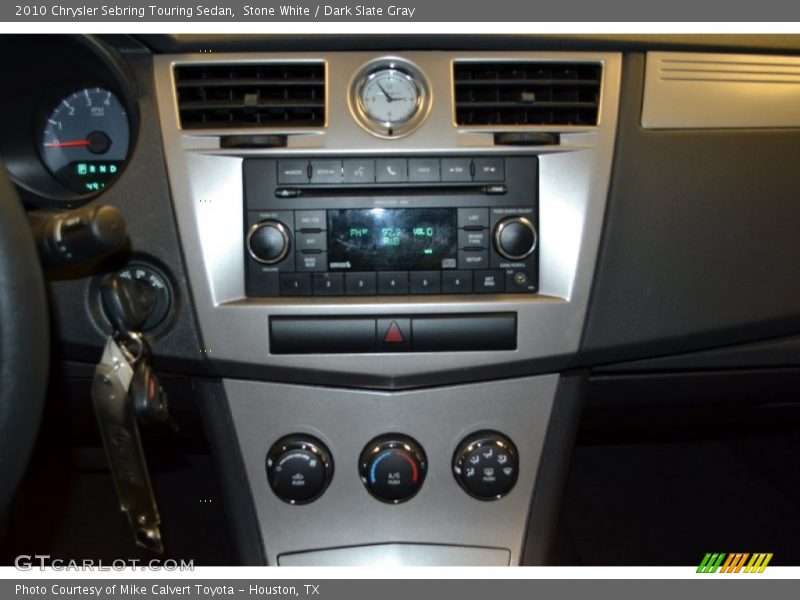 Stone White / Dark Slate Gray 2010 Chrysler Sebring Touring Sedan