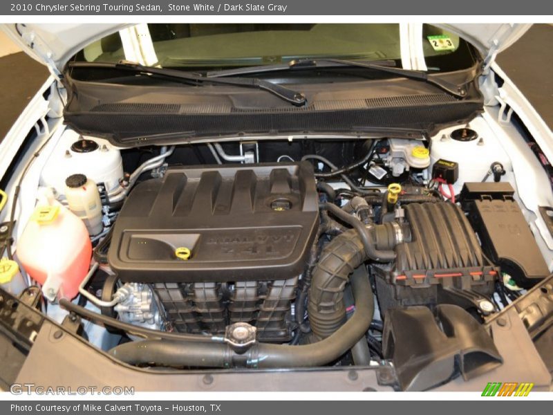 Stone White / Dark Slate Gray 2010 Chrysler Sebring Touring Sedan