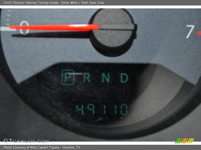 Stone White / Dark Slate Gray 2010 Chrysler Sebring Touring Sedan