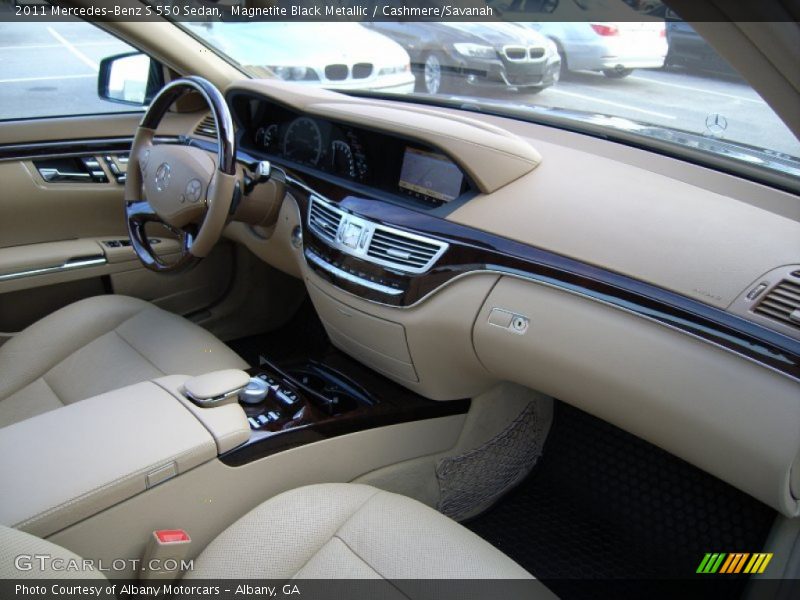 Magnetite Black Metallic / Cashmere/Savanah 2011 Mercedes-Benz S 550 Sedan
