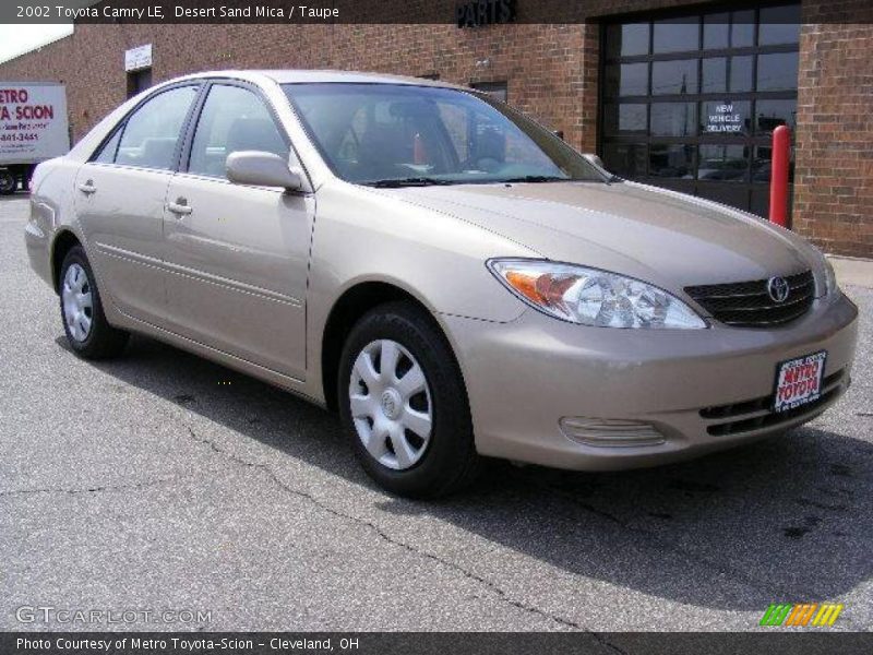 Desert Sand Mica / Taupe 2002 Toyota Camry LE
