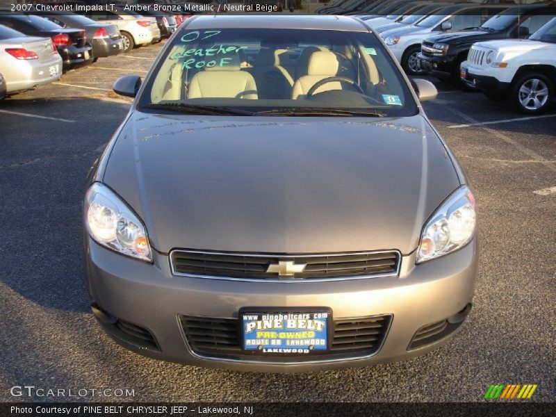 Amber Bronze Metallic / Neutral Beige 2007 Chevrolet Impala LT