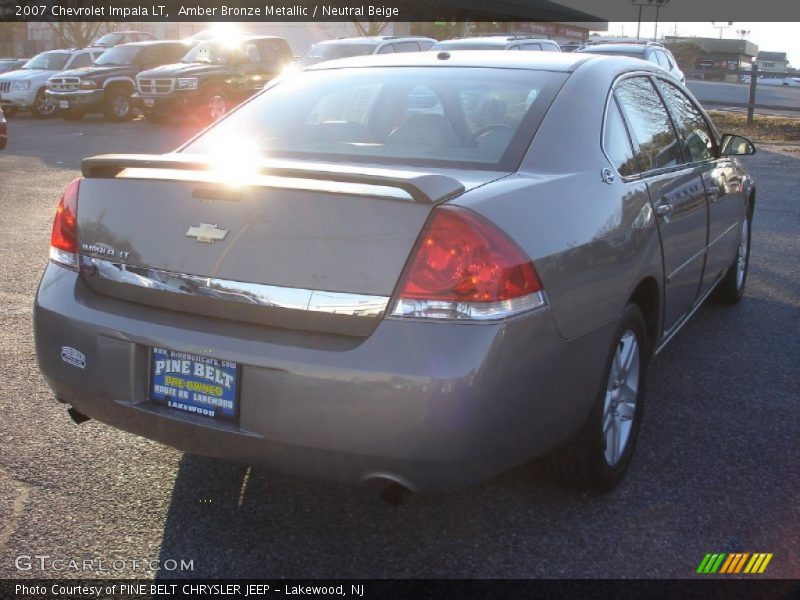 Amber Bronze Metallic / Neutral Beige 2007 Chevrolet Impala LT