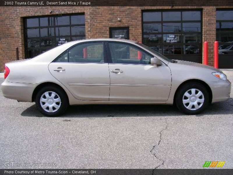Desert Sand Mica / Taupe 2002 Toyota Camry LE