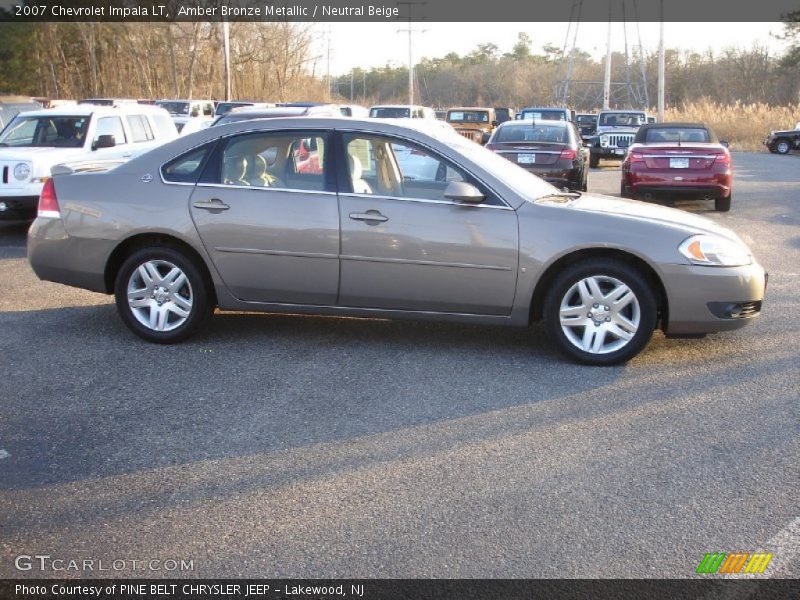 Amber Bronze Metallic / Neutral Beige 2007 Chevrolet Impala LT