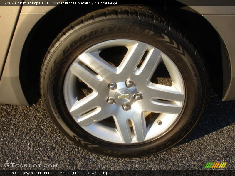Amber Bronze Metallic / Neutral Beige 2007 Chevrolet Impala LT