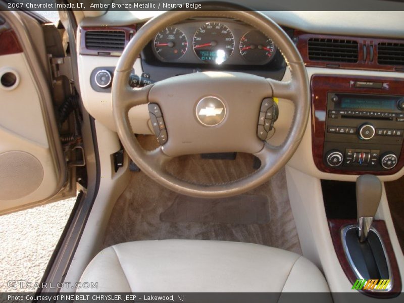 Amber Bronze Metallic / Neutral Beige 2007 Chevrolet Impala LT