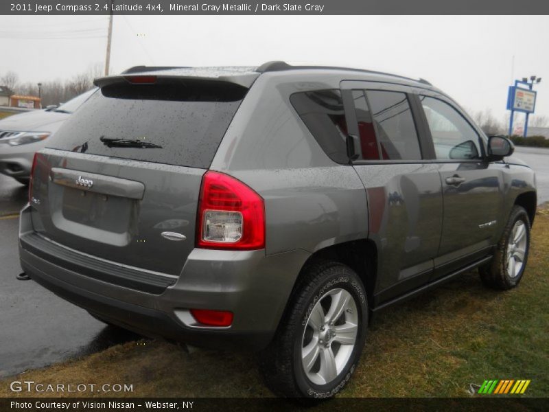 Mineral Gray Metallic / Dark Slate Gray 2011 Jeep Compass 2.4 Latitude 4x4