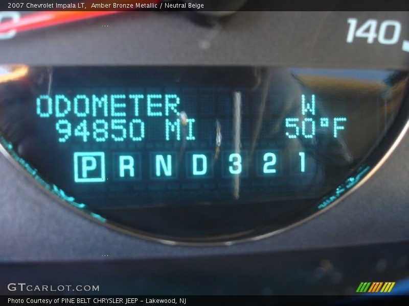 Amber Bronze Metallic / Neutral Beige 2007 Chevrolet Impala LT