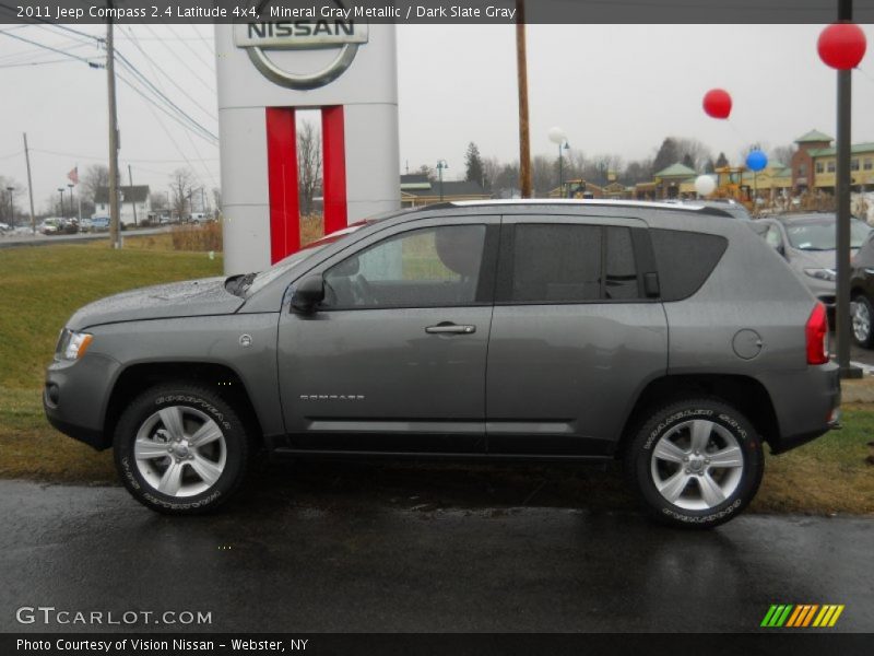 Mineral Gray Metallic / Dark Slate Gray 2011 Jeep Compass 2.4 Latitude 4x4