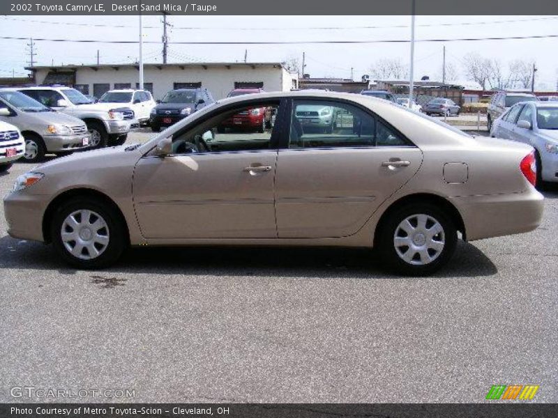 Desert Sand Mica / Taupe 2002 Toyota Camry LE
