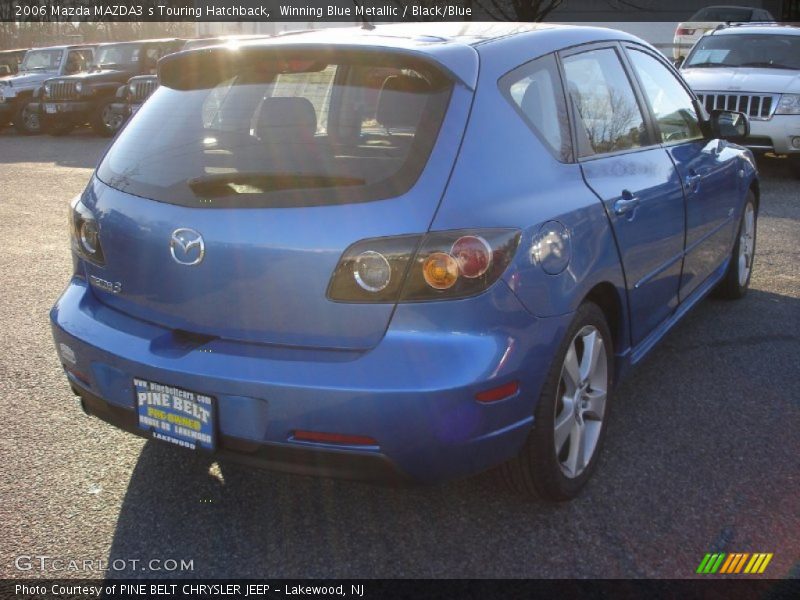 Winning Blue Metallic / Black/Blue 2006 Mazda MAZDA3 s Touring Hatchback