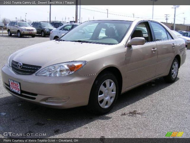 Desert Sand Mica / Taupe 2002 Toyota Camry LE