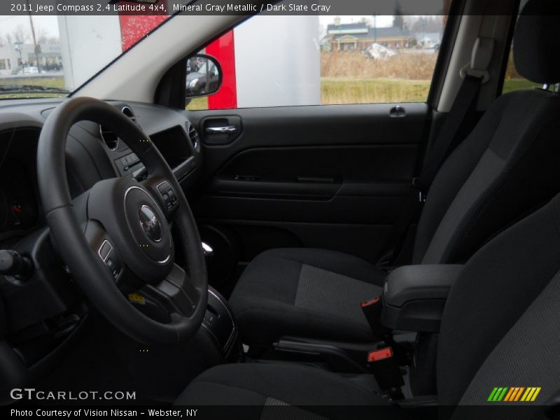 Mineral Gray Metallic / Dark Slate Gray 2011 Jeep Compass 2.4 Latitude 4x4