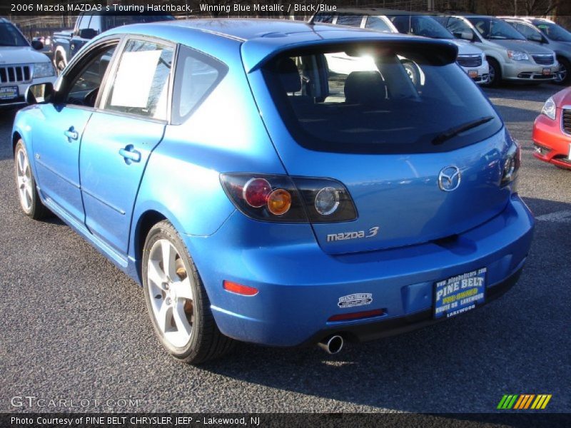 Winning Blue Metallic / Black/Blue 2006 Mazda MAZDA3 s Touring Hatchback