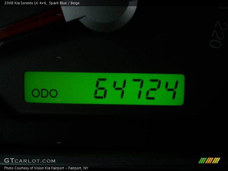Spark Blue / Beige 2008 Kia Sorento LX 4x4