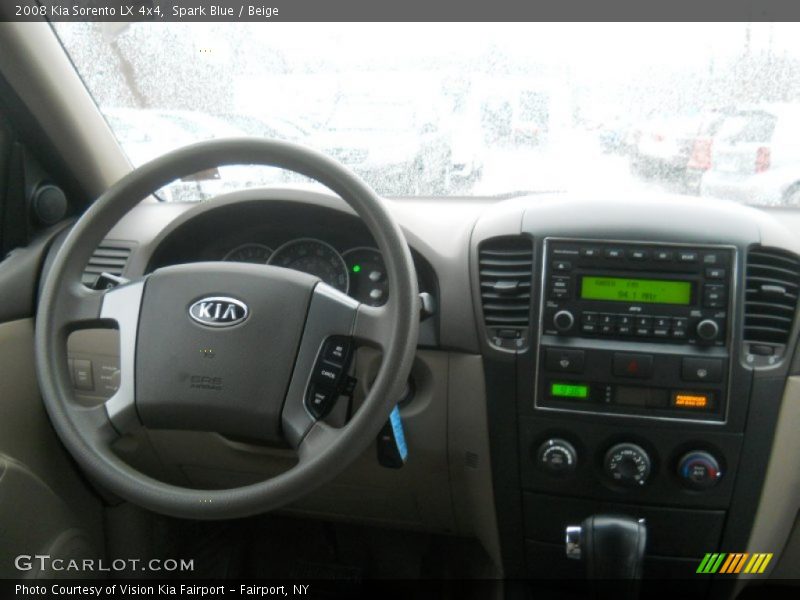 Spark Blue / Beige 2008 Kia Sorento LX 4x4