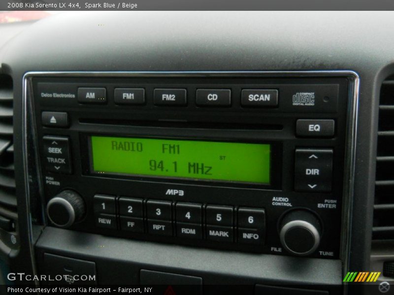 Spark Blue / Beige 2008 Kia Sorento LX 4x4