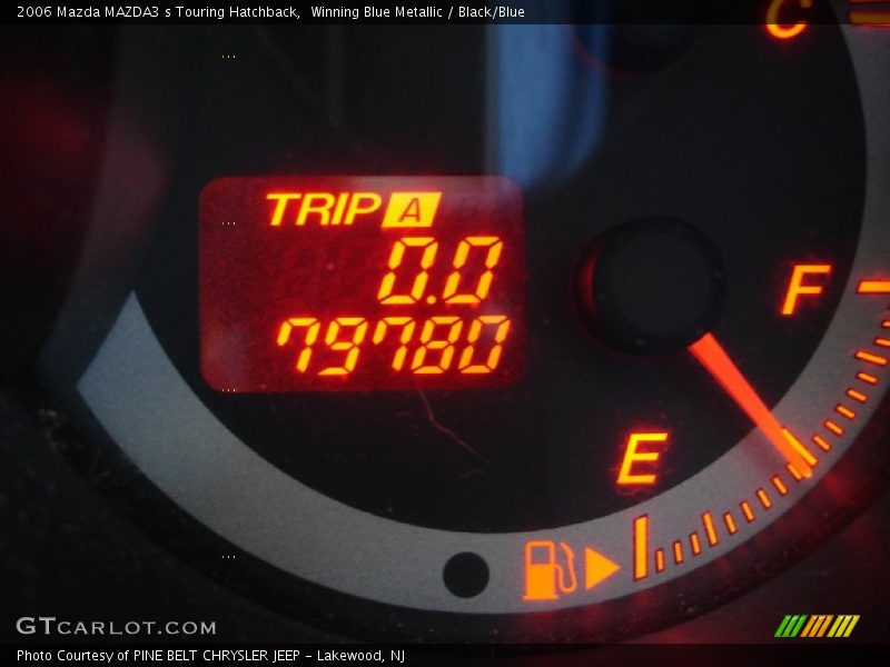Winning Blue Metallic / Black/Blue 2006 Mazda MAZDA3 s Touring Hatchback