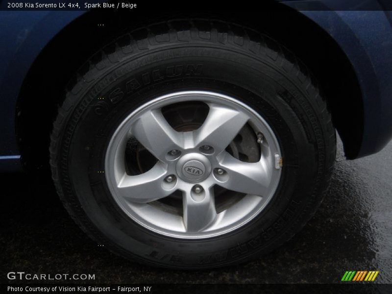 Spark Blue / Beige 2008 Kia Sorento LX 4x4
