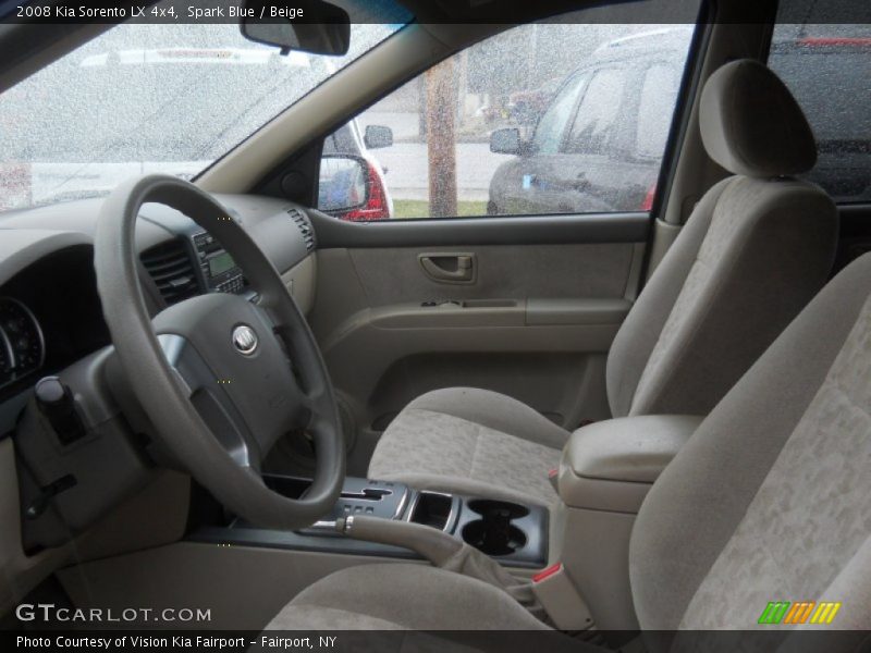 Spark Blue / Beige 2008 Kia Sorento LX 4x4
