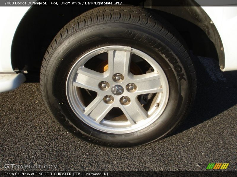 Bright White / Dark/Light Slate Gray 2008 Dodge Durango SLT 4x4